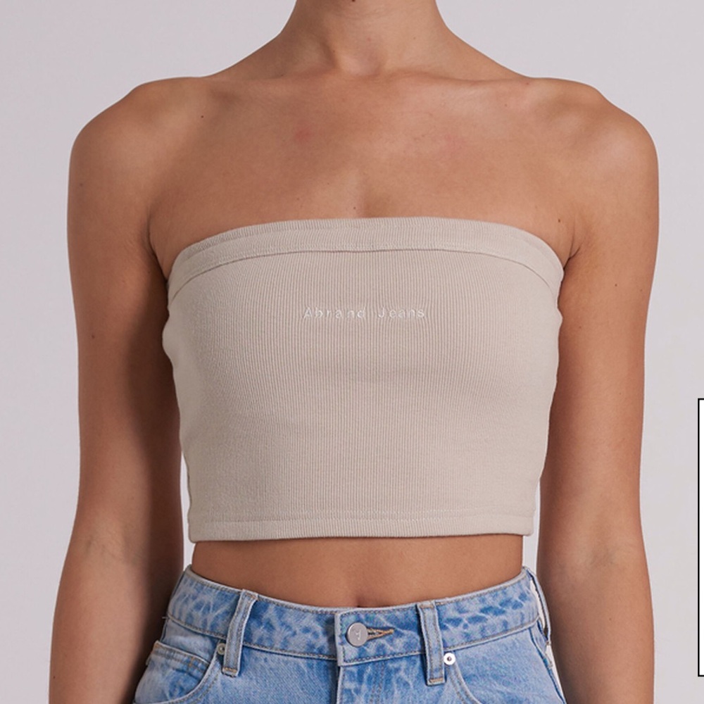 ABRAND Ribbed Tube Top